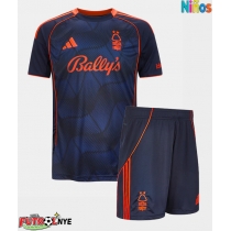 Camiseta Nottingham Forest Elliot Anderson #8 Tercera Equipación para niños 2025-26 manga corta (+ pantalones cortos)